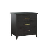 Lakeside 3 Drawer Nightstand - 30"W