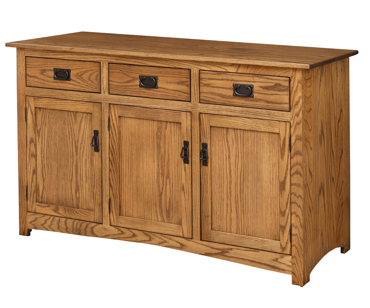 Mission 3 Door Buffet | USA Furniture & Leather