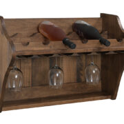 6 Bottle Wine Shelf - Roughsawn