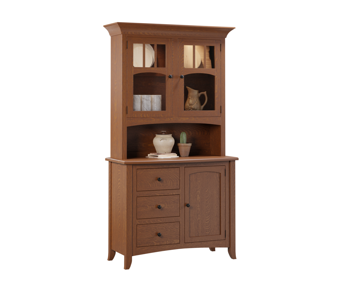 Belamar 2 Buffet and Hutch USA Furniture & Leather