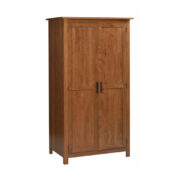 Williamsport Wardrobe With Rod & Shoe Shelf