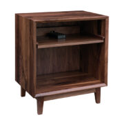 Palm Springs Open Nightstand with Pullout Shelf