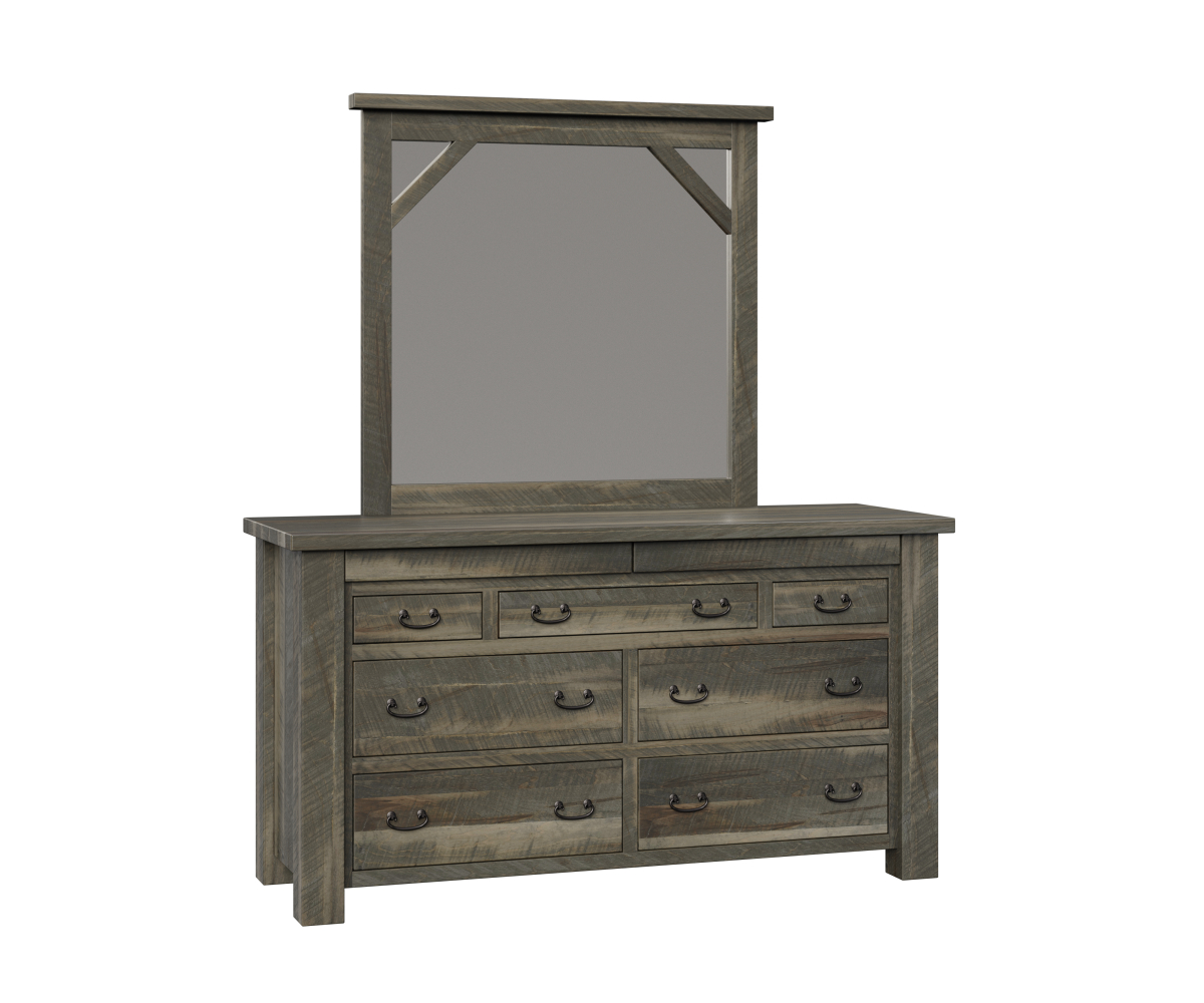 Portland 7 Drawer Dresser USA Furniture & Leather