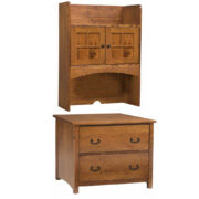 Rivertowne Lateral File With Hutch