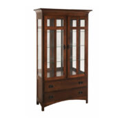 2 Drawer Mission Curio