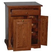 Trash Can with Drawer and Wine Cabinet - Image 2