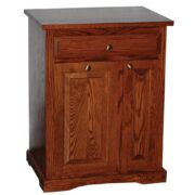 Trash Can with Drawer and Wine Cabinet