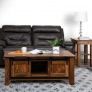 End Table Post Leg With Shelf - Image 2