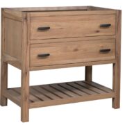 Open Shelf Vanity