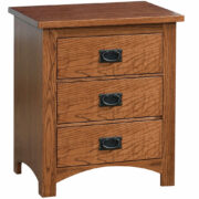 Siesta Mission 3 Drawer Nightstand