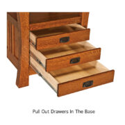 Arts & Crafts Cabinet Table - Image 4