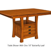 Arts & Crafts Cabinet Table - Image 2
