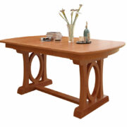 Empire Double Pedestal Table
