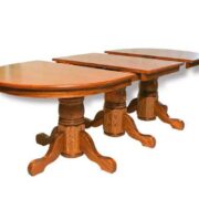 Triple Single Pedestal Table - Image 2