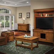 Old Classic Sleigh Media Stand - 60"W - Image 3