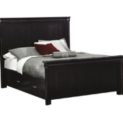 Highland Ridge Bed with Storage Rails