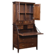 Secretary Desk with Hutch - Image 2