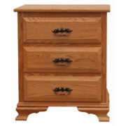Heritage 3 Drawer Nightstand