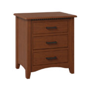 Marie 3 Drawer Nightstand
