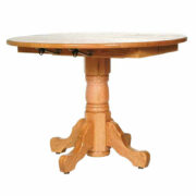 Single Pedestal Drop Leaf Table