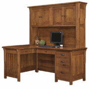 Boston Corner and Return Desk with Hutch BO4872RD
