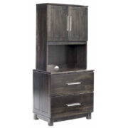 La Salle Urban Lateral File Cabinet With Hutch