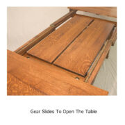 Arts & Crafts Trestle Table - Image 2