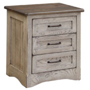 Farmstead 3 Drawer Nightstand