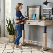 Craftsman Electric Sit To Stand Writer's Desk - Image 2