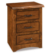 Live Wood 3 Drawer Nightstand