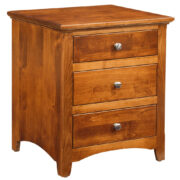 New Salem Three Drawer Nightstand