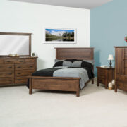 Sawyer Wood Three Drawer Nightstand - Image 2