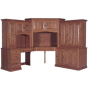Heirwood 6 Piece Deluxe Corner Computer Center