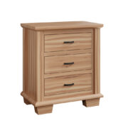 Burlington 3 Drawer Nightstand