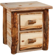 Country Classic 2 Drawer Nightstand