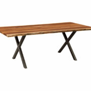 Live Edge Table with Xavier Base