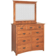 Shaker 9 Drawer Mule Dresser