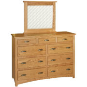 Shaker 9 Drawer Mule Dresser