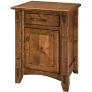 Tacoma 1 Drawer 1 Door Nightstand