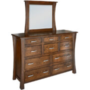 Vandalia 10 Drawer Mule Dresser