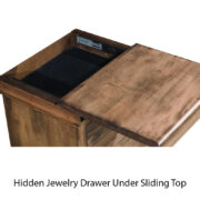 Hampton 2 Drawer Night Stand With Enclosed Base - Image 2