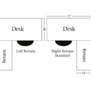 Adona Corner and Return Desk - Image 3