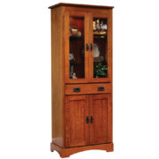 Old English Mission Bookcase