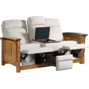 Shaker Center Console Recliner Love Seat - Image 3