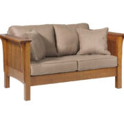 Mission Love Seat With Reversible Cushions
