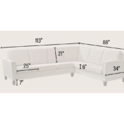 Baltimore Sectional Sofa - Image 5