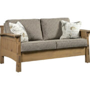 Country Mission Loveseat With Reversible Cushions