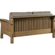Country Mission Loveseat With Reversible Cushions - Image 2