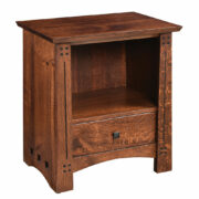 Olde Town Mission 1 Drawer Nightstand