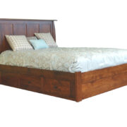 Bordeaux Panel Bed With Drawer Units